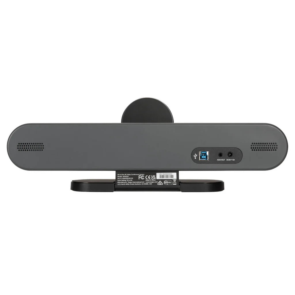 Targus All-in-One 4K Video Conference System (UK Plug) | AEM350UKZ Video Conferencing System Targus