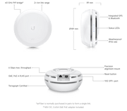 Ubiquiti Networks airFiber 60 HD Network Bridge 1800 Mbit/s White | AF60-HD-EU Wireless Bridge Ubiquiti