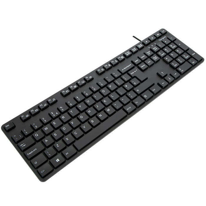Targus Full-size USB Wired Antimicrobial Keyboard (UK) | AKB30AMUK Keyboard Targus