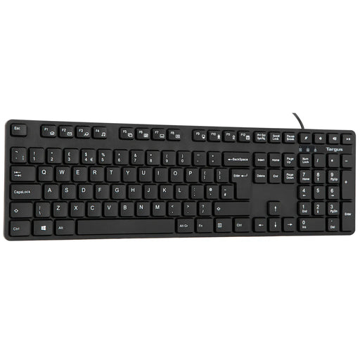 Targus Full-size USB Wired Antimicrobial Keyboard (UK) | AKB30AMUK Keyboard Targus
