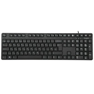 Targus Full-size USB Wired Antimicrobial Keyboard (UK) | AKB30AMUK Keyboard Targus