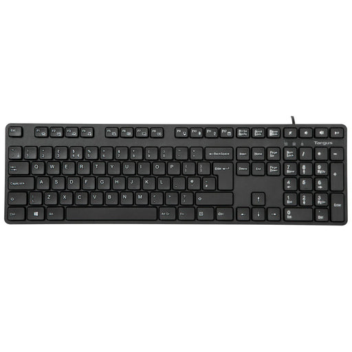 Targus Full-size USB Wired Antimicrobial Keyboard (UK) | AKB30AMUK Keyboard Targus