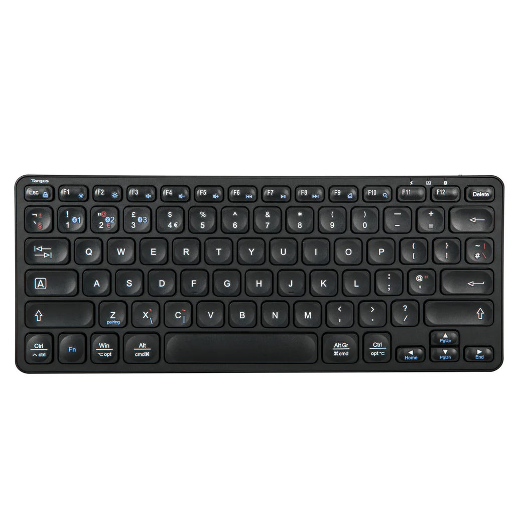 Targus Compact Multi-Device Bluetooth® Antimicrobial Keyboard (UK) | AKB862UK Keyboard & Mouse Targus