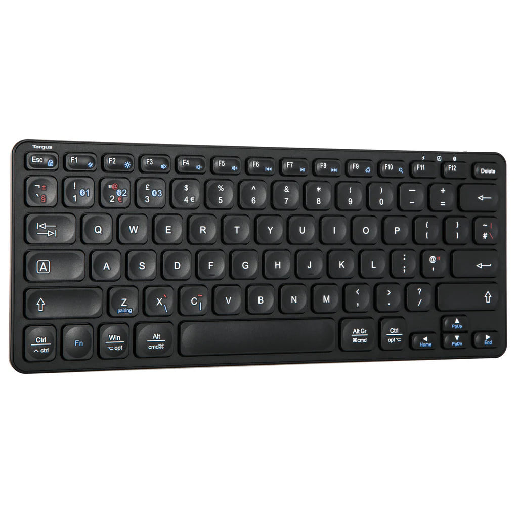 Targus Compact Multi-Device Bluetooth® Antimicrobial Keyboard (UK) | AKB862UK Keyboard & Mouse Targus