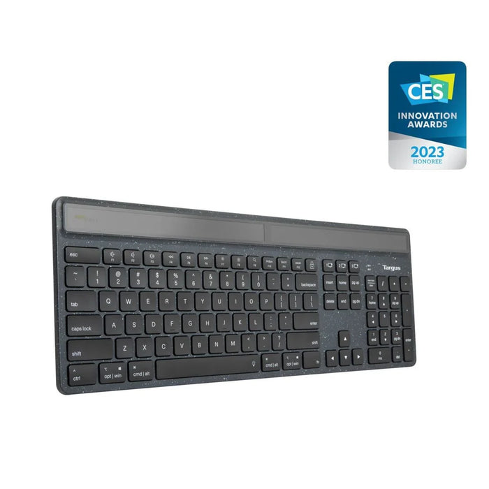 Targus Sustainable Energy Harvesting EcoSmart™ Keyboard (Nordic) | AKB868NO Keyboard & Mouse Targus