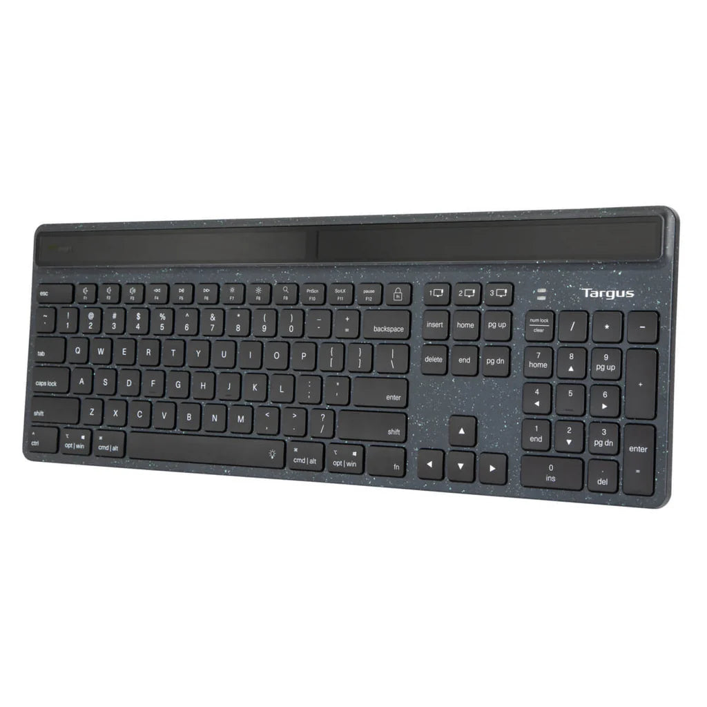 Targus Sustainable Energy Harvesting EcoSmart™ Keyboard (Nordic) | AKB868NO Keyboard & Mouse Targus