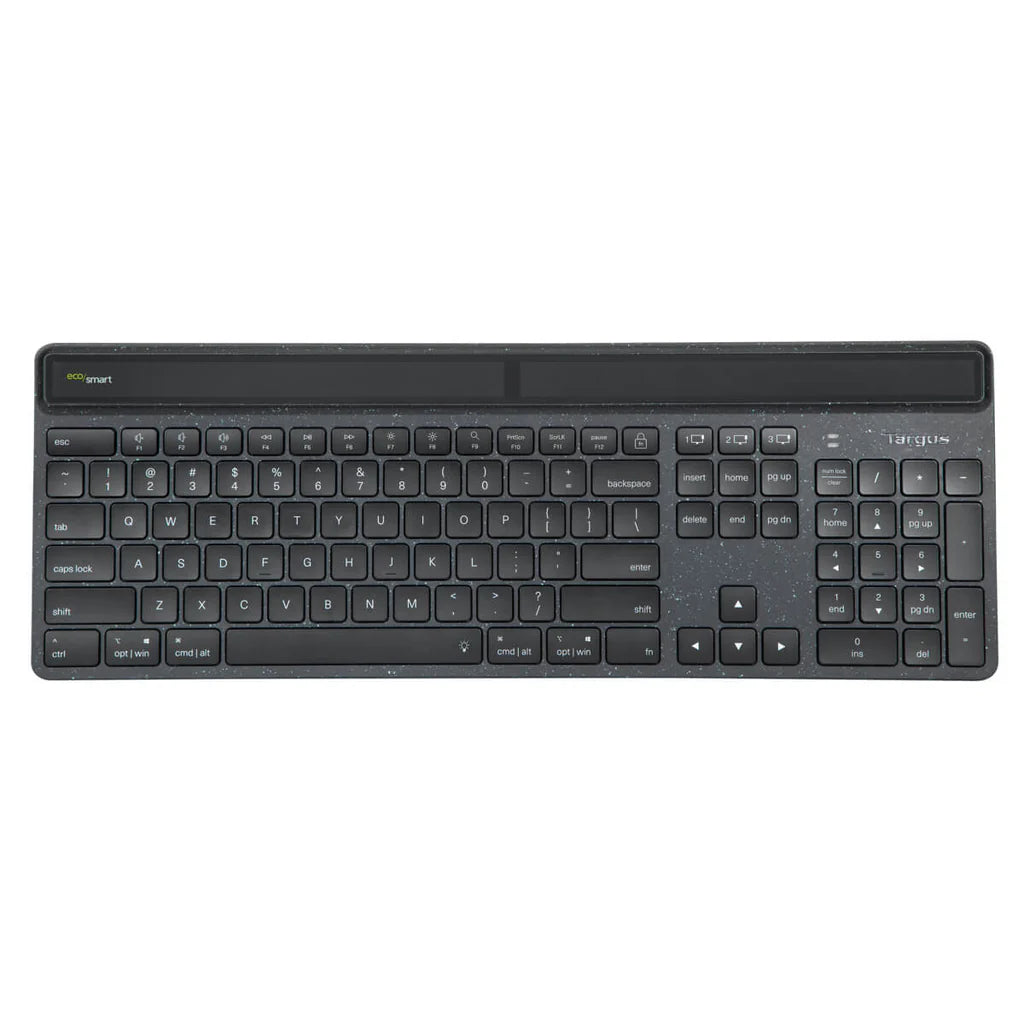 Targus Sustainable Energy Harvesting EcoSmart™ Keyboard (Nordic) | AKB868NO Keyboard & Mouse Targus