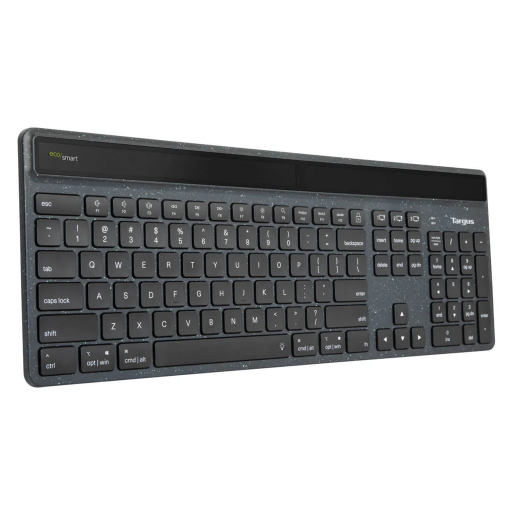 Targus Sustainable Energy Harvesting EcoSmart™ Keyboard (Nordic) | AKB868NO Keyboard & Mouse Targus
