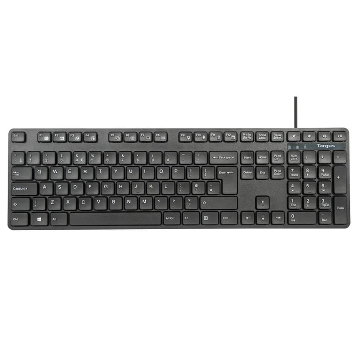 Targus Full Sized Wired Keyboard and Mouse Combo (UK) | AKM622UK Keyboard & Mouse Targus