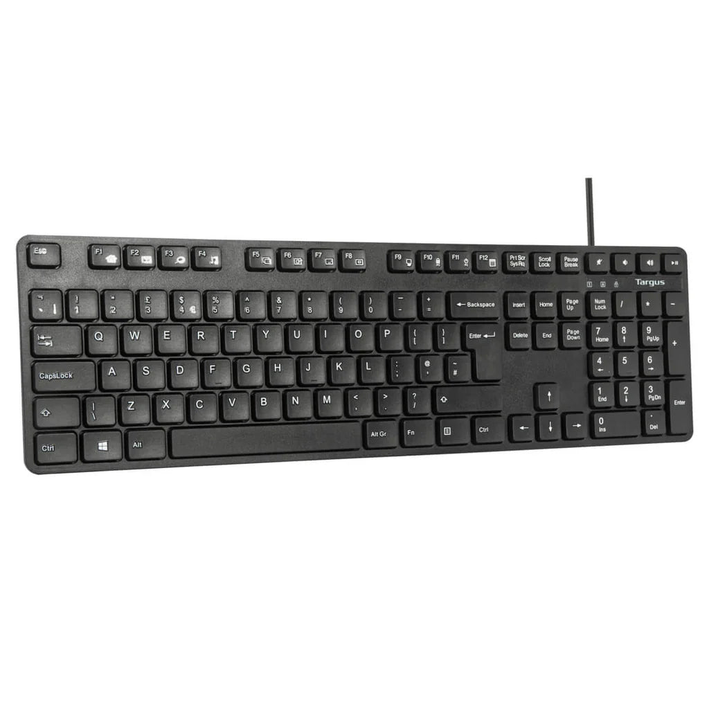 Targus Full Sized Wired Keyboard and Mouse Combo (UK) | AKM622UK Keyboard & Mouse Targus