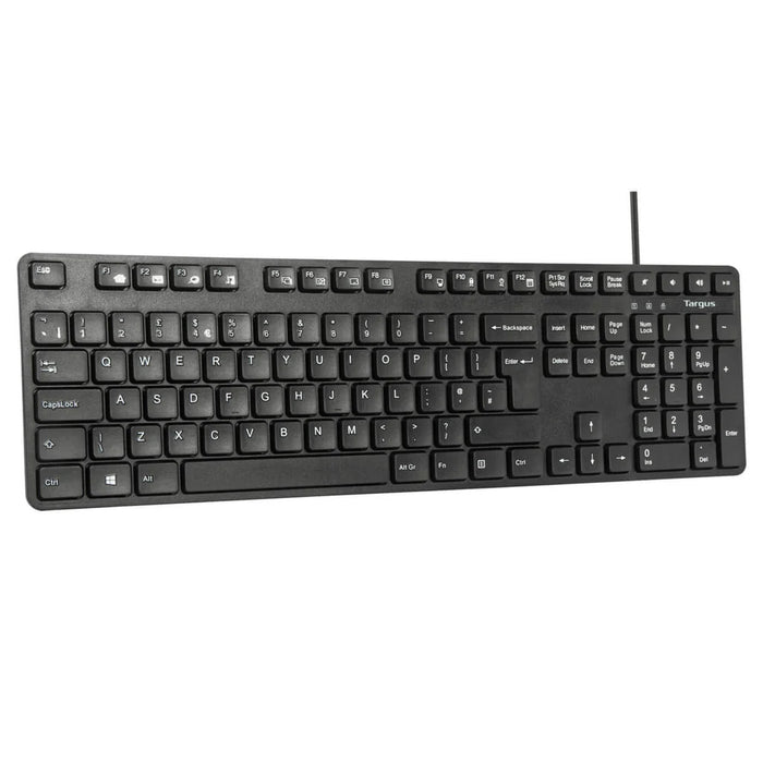 Targus Full Sized Wired Keyboard and Mouse Combo (UK) | AKM622UK Keyboard & Mouse Targus