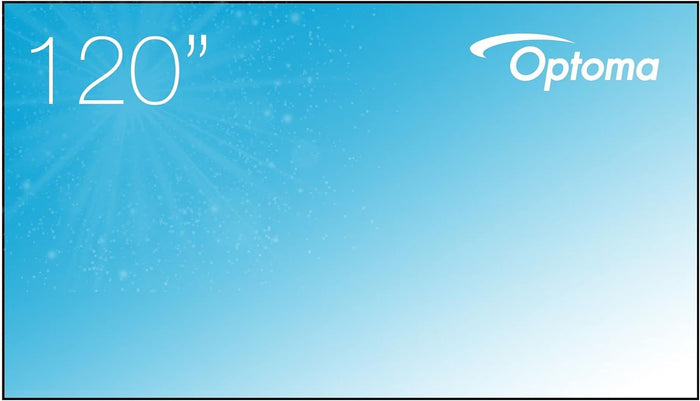 Optoma ALR120 Ambient Light Fixed Frame Projector Screen - 16:9 Ratio 265.7 x 149.4cm Projector Accessories Optoma
