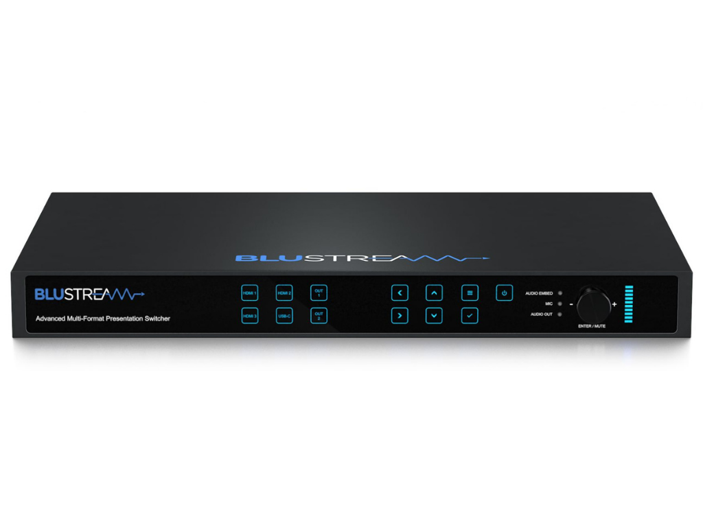 BluStream Advanced Multi-Format Presentation Switcher | AMF42AU Video Switch BluStream