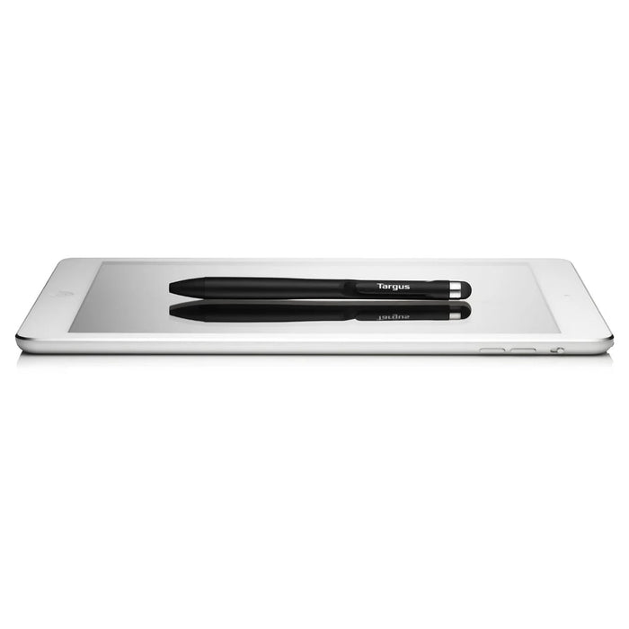 Targus Antimicrobial 2-in-1 Stylus & Pen For Smartphones and Touchscreens - Black | AMM163AMGL Active Stylus Pen Targus