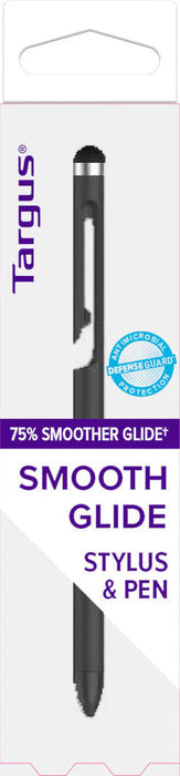 Targus Antimicrobial 2-in-1 Stylus & Pen For Smartphones and Touchscreens - Black | AMM163AMGL Targus Stylus Pen Targus