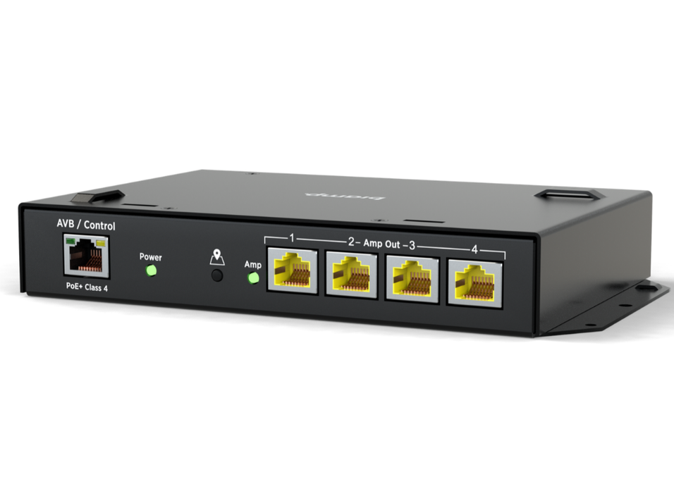 Biamp Tesira AMP-450BP 4-Channel Amplifier with PoE+ | 911.0014.900 Biamp Audio Amplifiers BIAMP