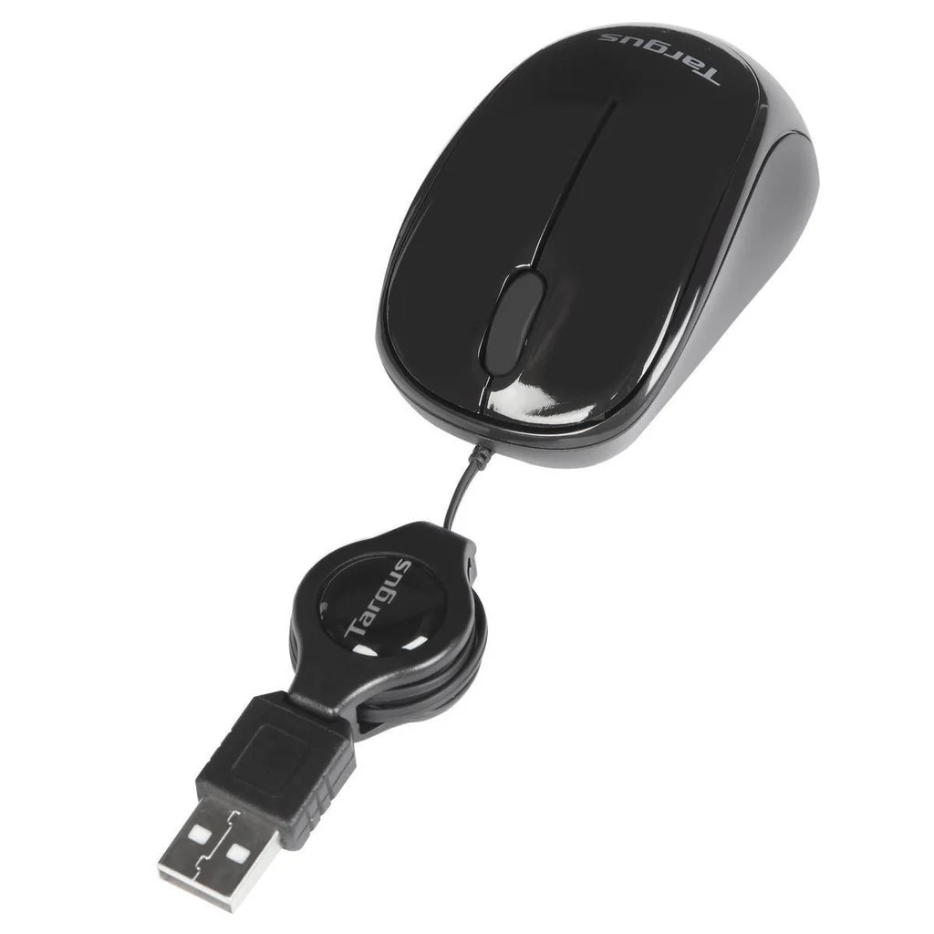 Targus Compact Blue Trace Travel Mouse - Black | AMU75EU Keyboard & Mouse Targus