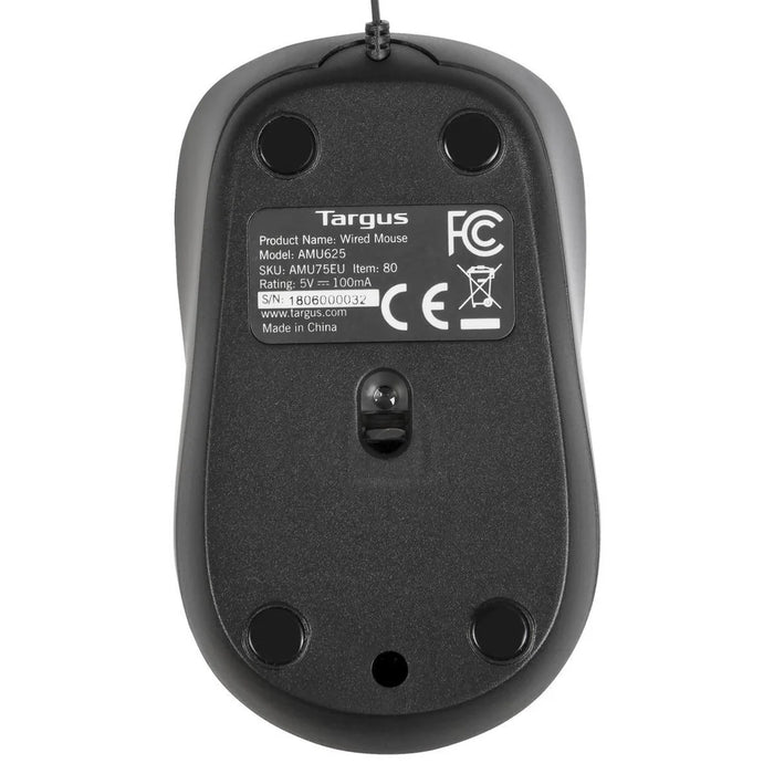 Targus Compact Blue Trace Travel Mouse - Black | AMU75EU Targus Mouse Targus
