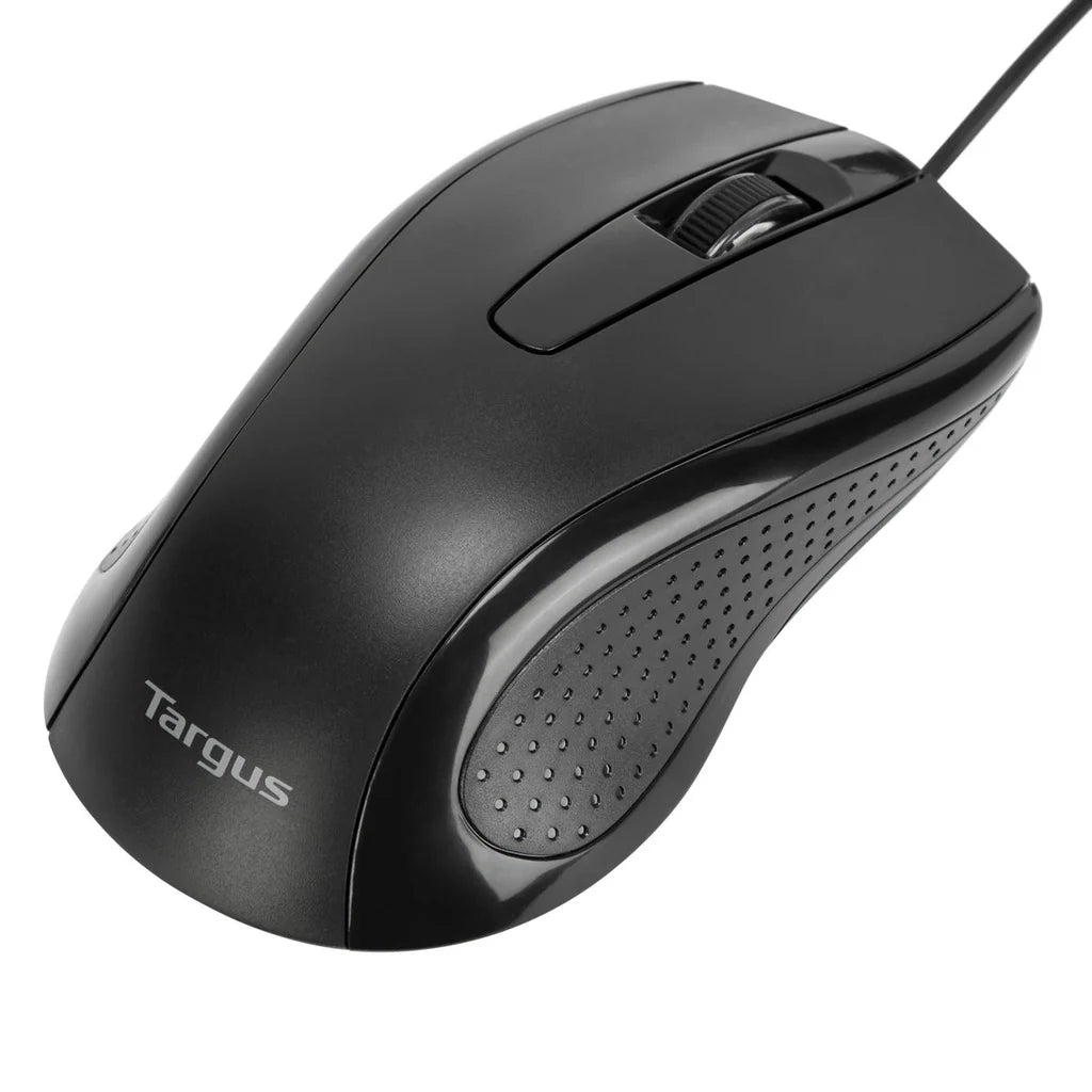 Targus Full-Size Optical Antimicrobial Wired Mouse | AMU81AMGL Keyboard & Mouse Targus