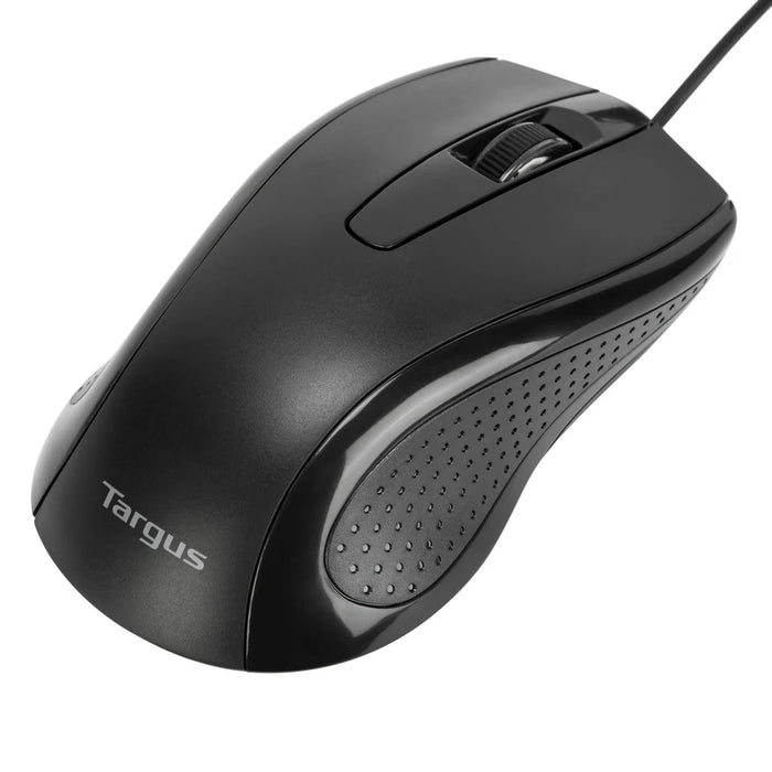 Targus Full-Size Optical Antimicrobial Wired Mouse | AMU81AMGL Keyboard & Mouse Targus
