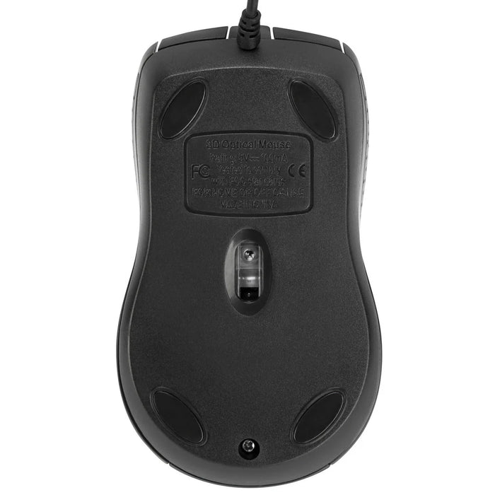 Targus Full-Size Optical Antimicrobial Wired Mouse | AMU81AMGL Targus Mouse Targus
