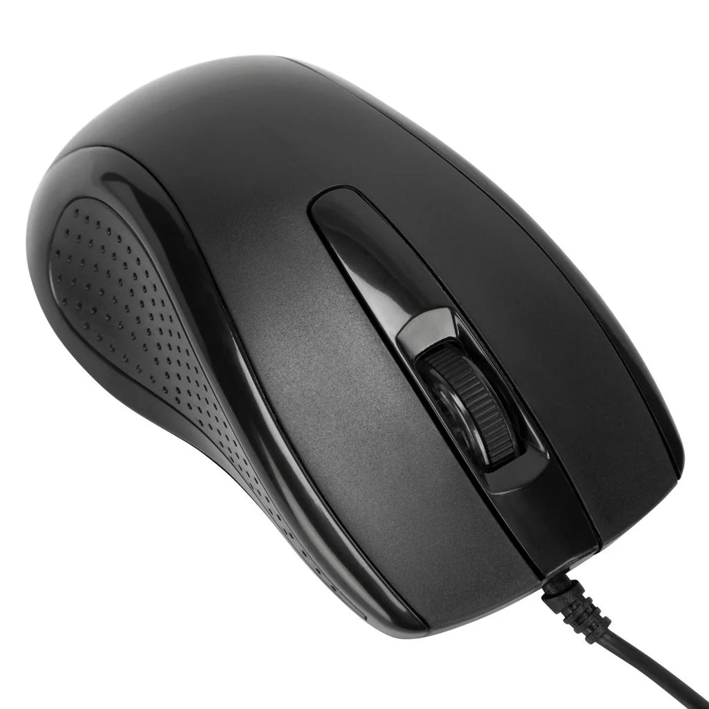 Targus Full-Size Optical Antimicrobial Wired Mouse | AMU81AMGL Keyboard & Mouse Targus