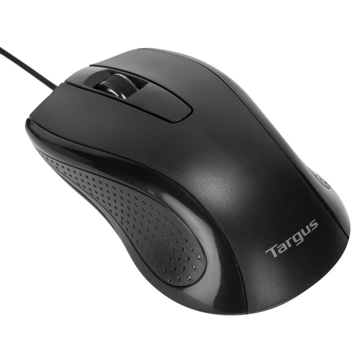 Targus Full-Size Optical Antimicrobial Wired Mouse | AMU81AMGL Targus Mouse Targus