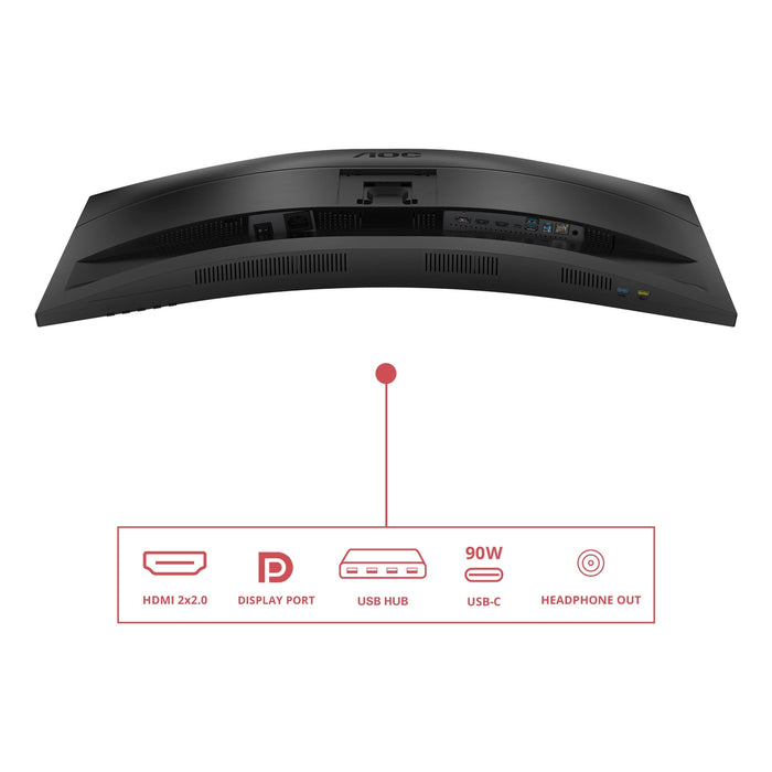 AOC CU34E4CV 34" 120Hz 4ms UWQHD Desktop Monitor Desktop Monitor AOC