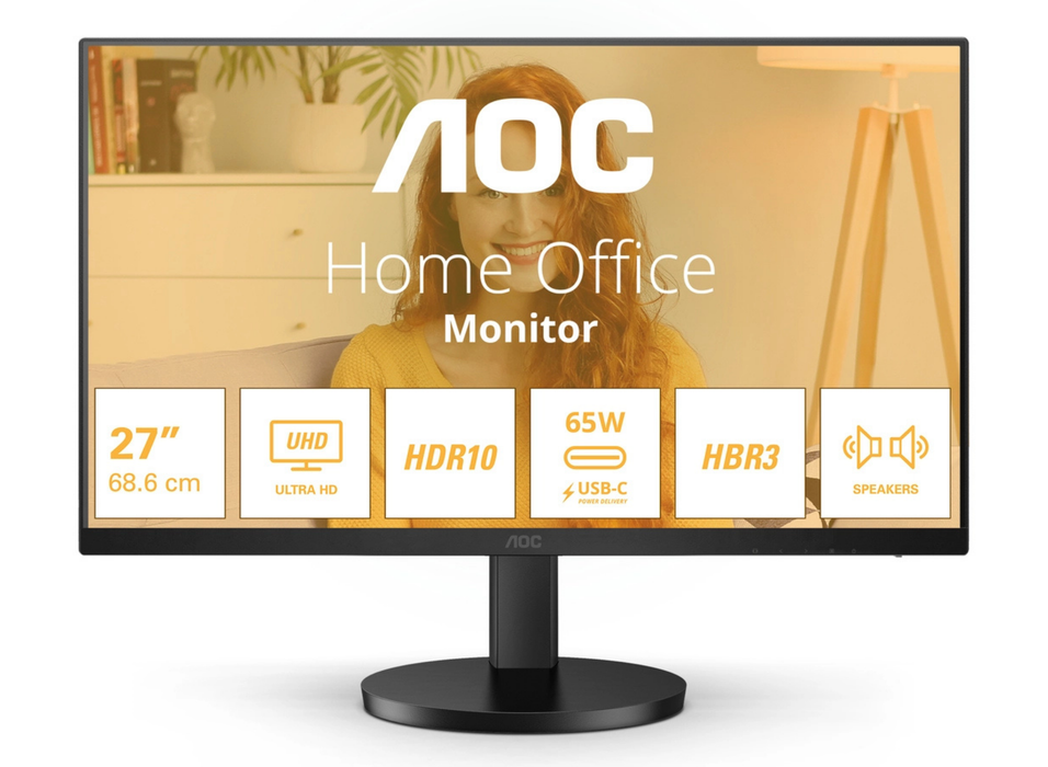 AOC U27B3CF 27" 60Hz 4ms 4K Ultra HD IPS Desktop Monitor Desktop Monitor AOC