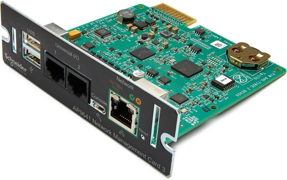 APC AP9641 UPS Network Management Card 3 with Environmental Monitoring UPS Network Management Card APC