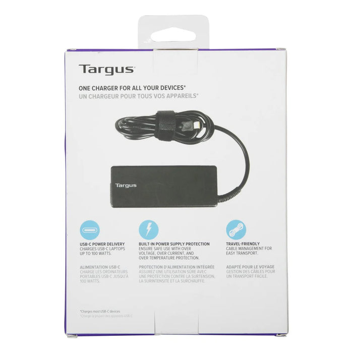 Targus 100W USB Type-C Charger | APA108EU Power Adapter Targus