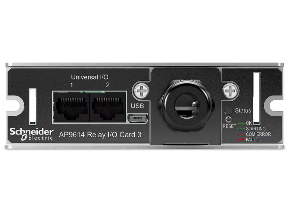 APC AP9614 Dry Contact I/O Card | Advanced UPS Environmental Monitoring & Relay Management Module UPS Network Management Card APC