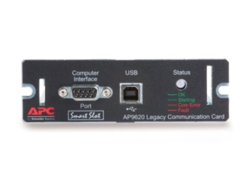 APC AP9620 Legacy Communications SmartSlot Card | UPSLink Protocol Translation & Management Module UPS Network Management Card APC