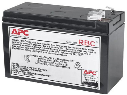 APC APCRBC110 Replacement Battery Cartridge, VRLA battery, 7Ah, 12VDC