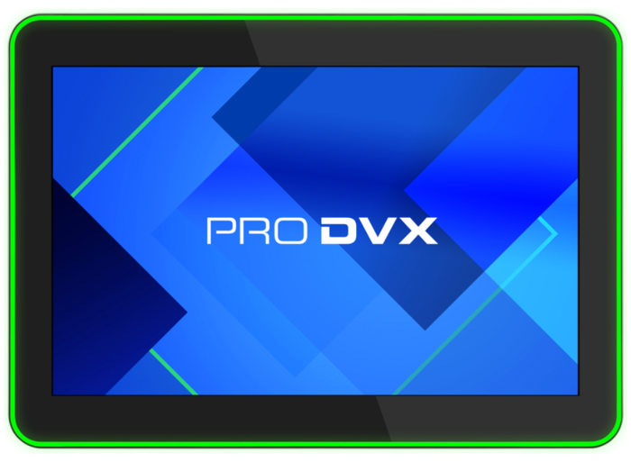 ProDVX 10.1" Android Touch Display 12 Panel PC, Power Over Ethernet+, Surround LED Bar | APPC-10SLB-R23 Touchscreen Computer ProDVX