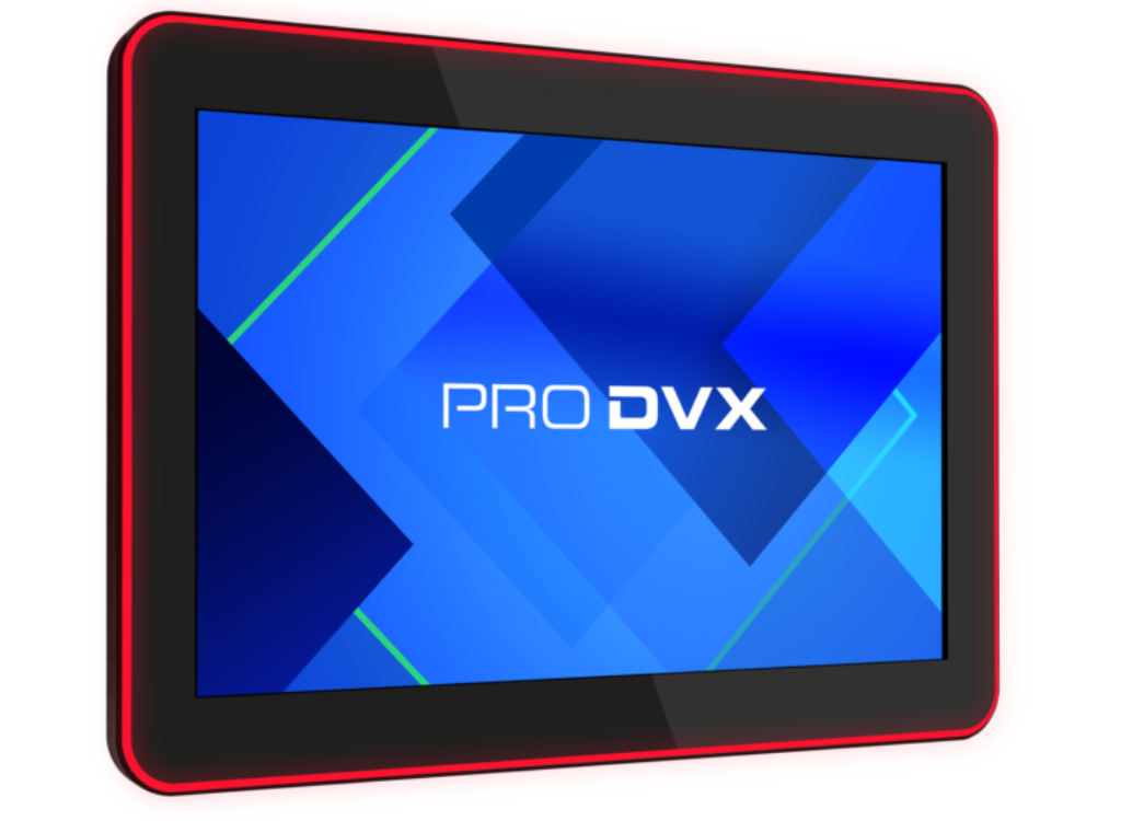 ProDVX 10.1" Android Touch Display 12 Panel PC, Power Over Ethernet+, Surround LED Bar | APPC-10SLB-R23 Touchscreen Computer ProDVX