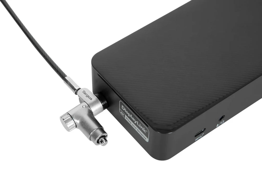 Targus DEFCON™ Ultimate Universal Keyed Cable Lock with Slimline Adaptable Lock Head | ASP95GL Cable Lock Targus