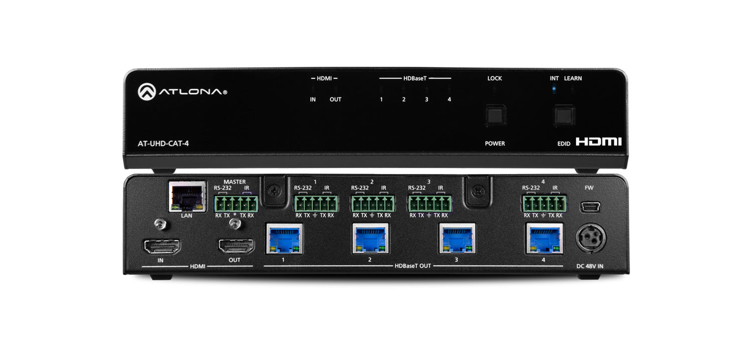 Atlona 4K/UHD HDMI to HDBaseT Distribution Amplifier | AT-UHD-CAT-4 Video Switches Atlona