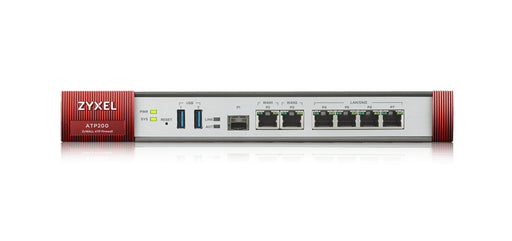 ZYXEL ZYWALL Network Security/Firewall Appliance - 6 Port - 1000Base-T - Gigabit Ethernet | ATP200-EU0102F Zyxel Network Hardware Firewalls Zyxel