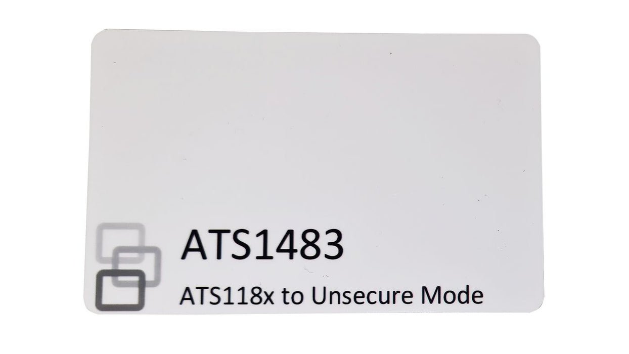 Aritech Configuration Card for UTC™ ATS118x Readers | ATS1483 Alarm System Aritech