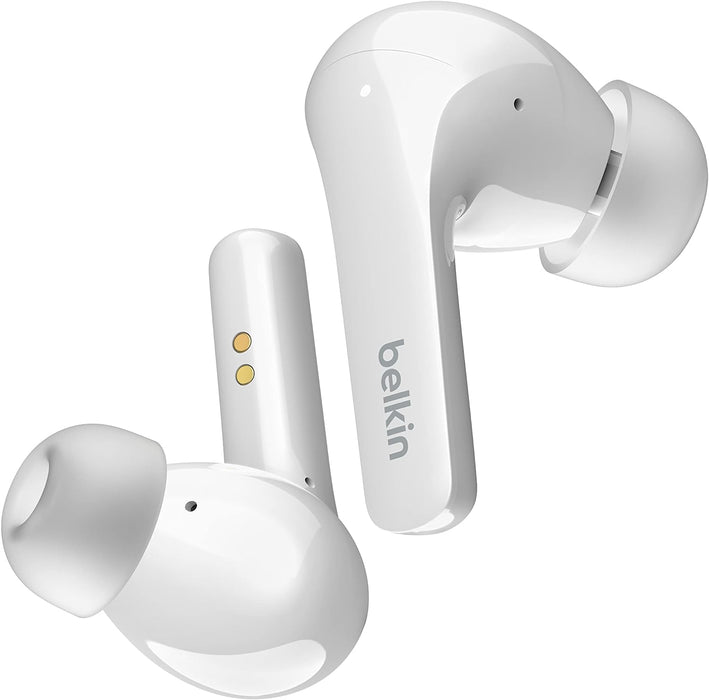 Belkin SoundForm™ Flow Wireless Bluetooth Noise-Cancelling Earbuds White | AUC006BTWH