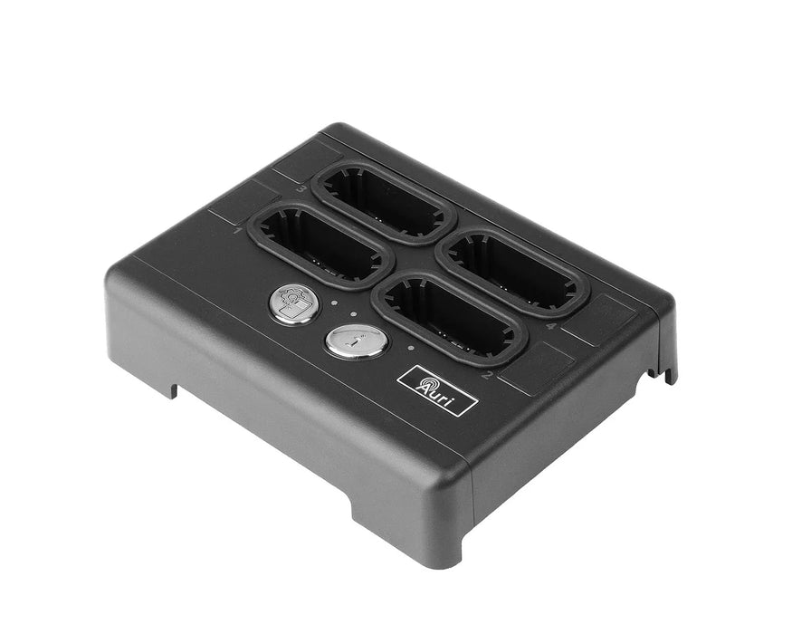 Ampetronic 4-Unit Docking Station with Charging & Configuration Storage | AURI-D4-0 Docking Station Ampetronic