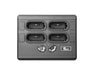 Ampetronic 4-Unit Docking Station with Charging & Configuration Storage | AURI-D4-0 Docking Station Ampetronic