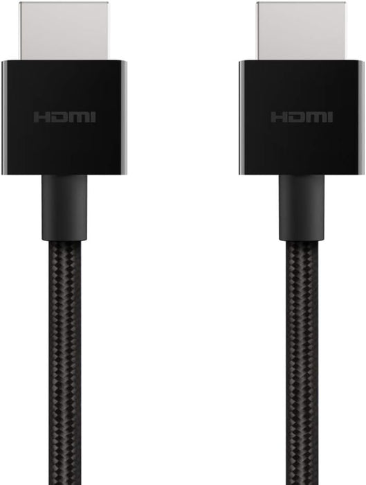 Belkin 8K Ultra High Speed HDMI 2.1 Braided Cable | AV10176BT2M-BLK