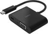 Belkin USB-C to VGA + Charge Adapter | AVC001BTBK