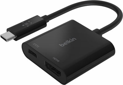 Belkin USB-C to HDMI + Charge Adapter | AVC002BTBK Laptop Docks & Port Replicators Belkin