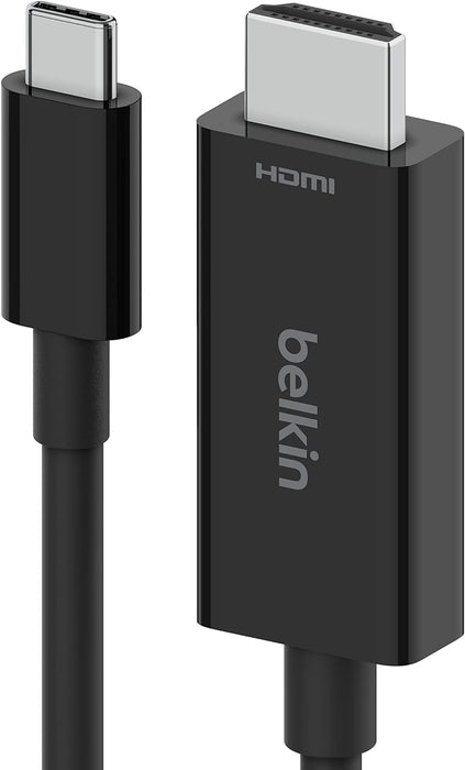 Belkin USB C to HDMI 2.1 Cable (8K 60Hz) | AVC012BT2MBK