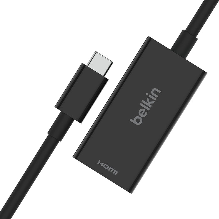 Belkin USB-C to HDMI 2.1 Adapter 8K, 4K, HDR Compatible | AVC013BTBK