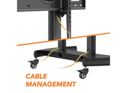 Moove APTC1100 Heavy Duty Mobile TV Cart for 60–100" Screens – 100kg, Height Adjustable & Tilting Mobile Trolley ScreenMoove