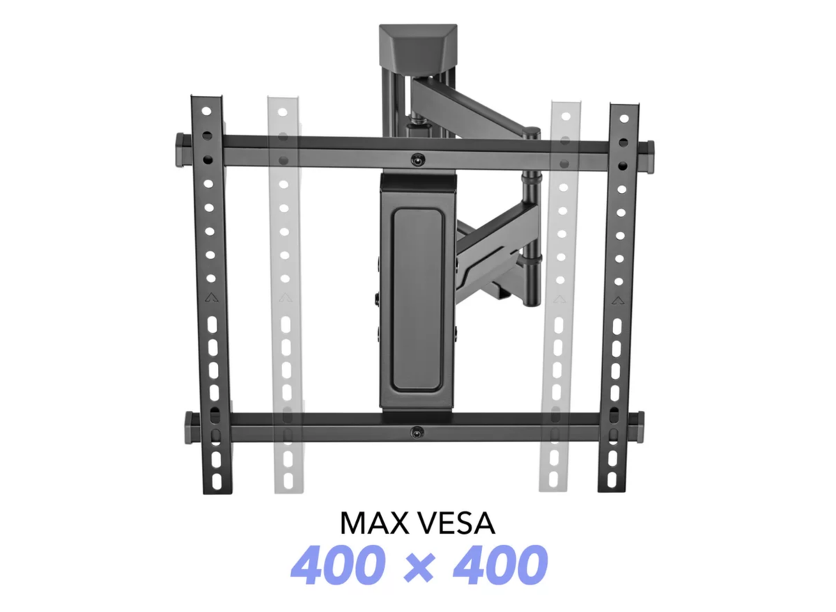 Moove OHL404 Full Motion TV Wall Mount for 32–70" Screens – 30kg, Tilt & Swivel Wall Mount Bracket ScreenMoove